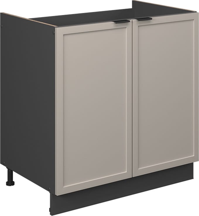 Vicco Fame-Line Wastafelkast – 80 cm, WB Eik GrijsBeige