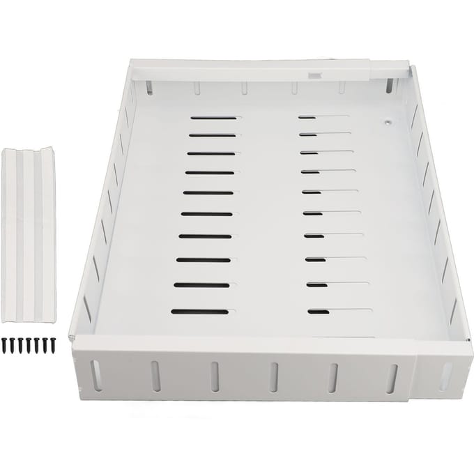 Organiseur de placard extensible et adhésif pour placard de garde-manger Blanc