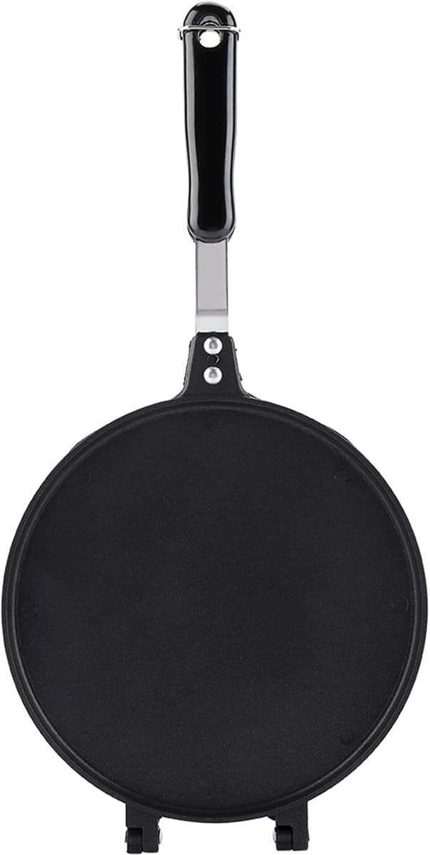 Wafelijzer Cone Maker - Rol Bakvorm - Desserts Maken - Dubbelzijdig Bakken - 43.5 cm Lengte - Zwart