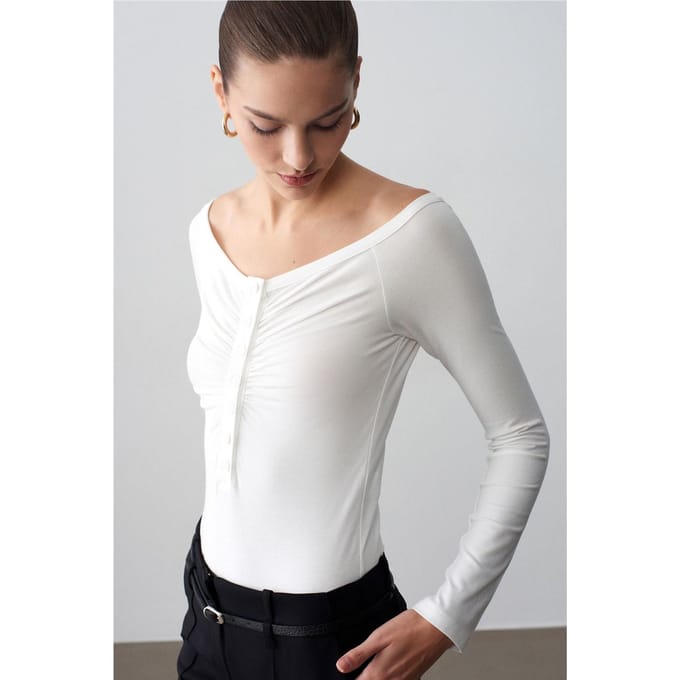 Slim-fit Bootuit Top