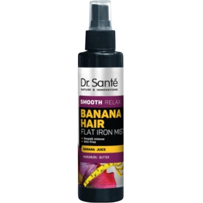 Dr.Sante Banaan Haar Intensieve Gladheid Haar Set Flat Iron Mist 150ml