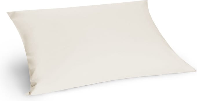 Yumeko kussensloop percal katoen wit zand 50x70 - Bio, eco & fairtrade - 1 stuk