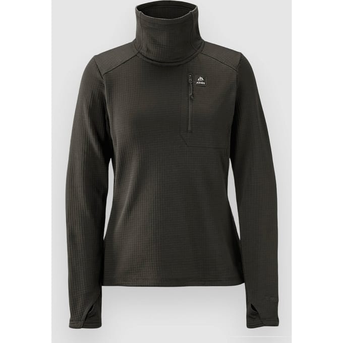 Jones Snowboards Flagship Rec Grid Fleece Trui zwart