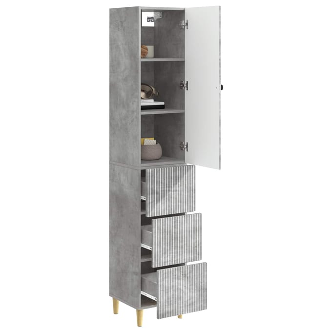 vidaXL - Kast - Set - 2 - st - Bewerkt - hout