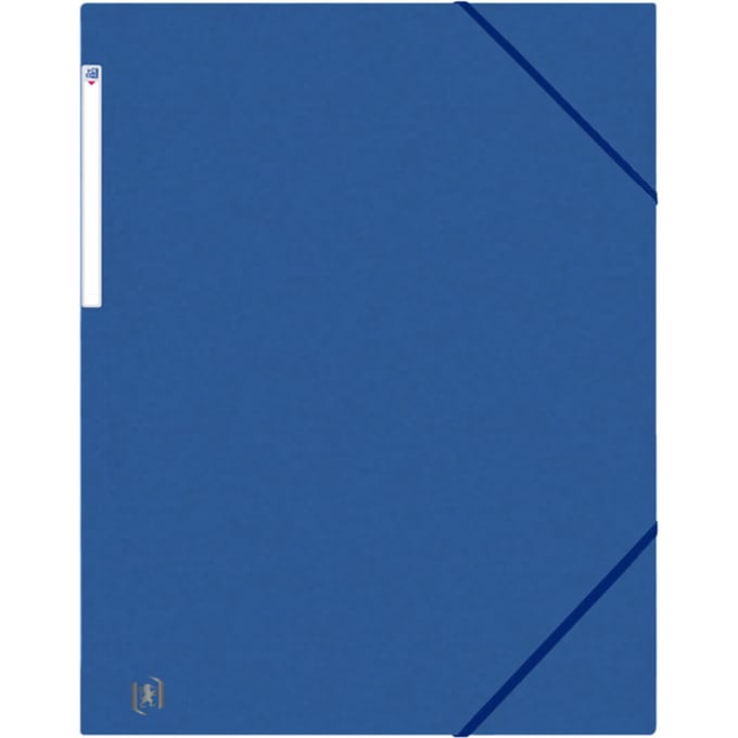 Elastomap Oxford Top File+ A3 3 kleppen 390gr blauw