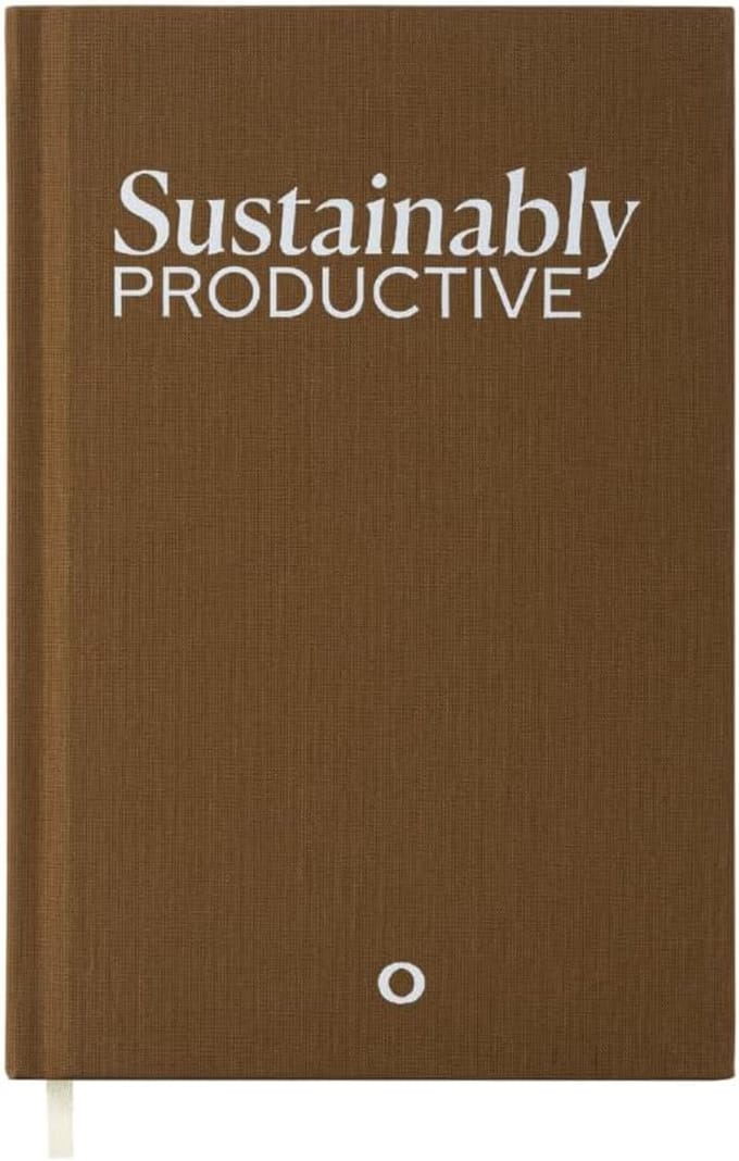 Productiviteitsplanner - Welzijnsorganizer - Bewust Plannen - Ongedateerd 3 Maanden - A5 Formaat - Bruin