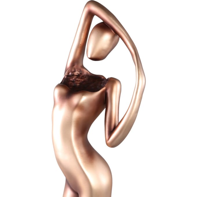 PTMD - Beeld Leonne - Goud - 20.5x19.5x92cm