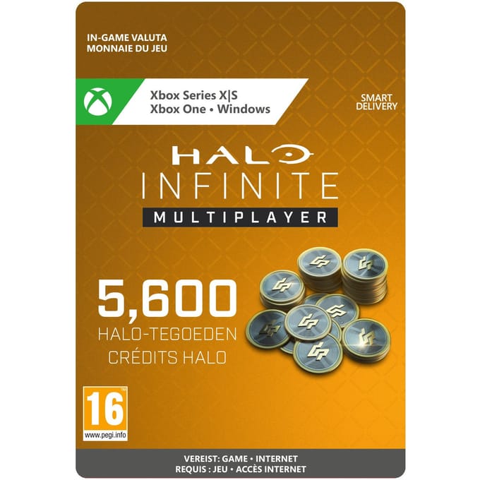 Halo Infinite - 5000 Halo-Tegoeden+ 600 Bonus