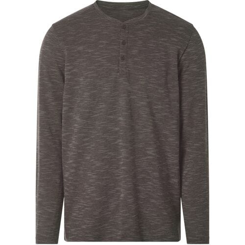 ESMARA MEN Heren longsleeve (Bruin, S)