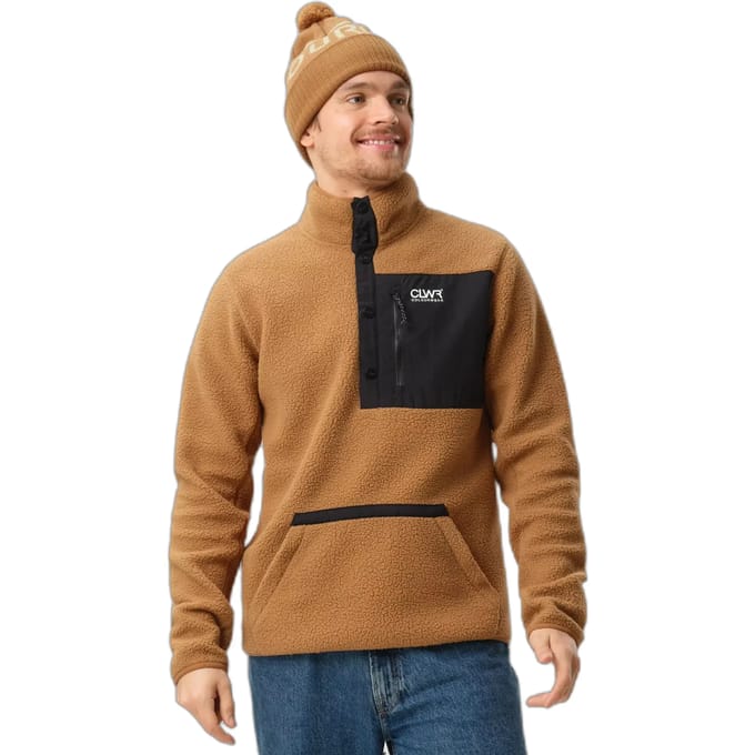 CLWR M Snap Pile - Fleece Pullover - Workwear Bruin - L