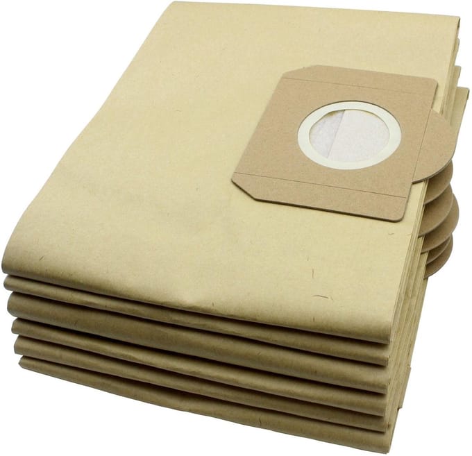 Dailygoods- Filterzakken 6-pack - Compatibel met Karcher Wd3/Wd3P