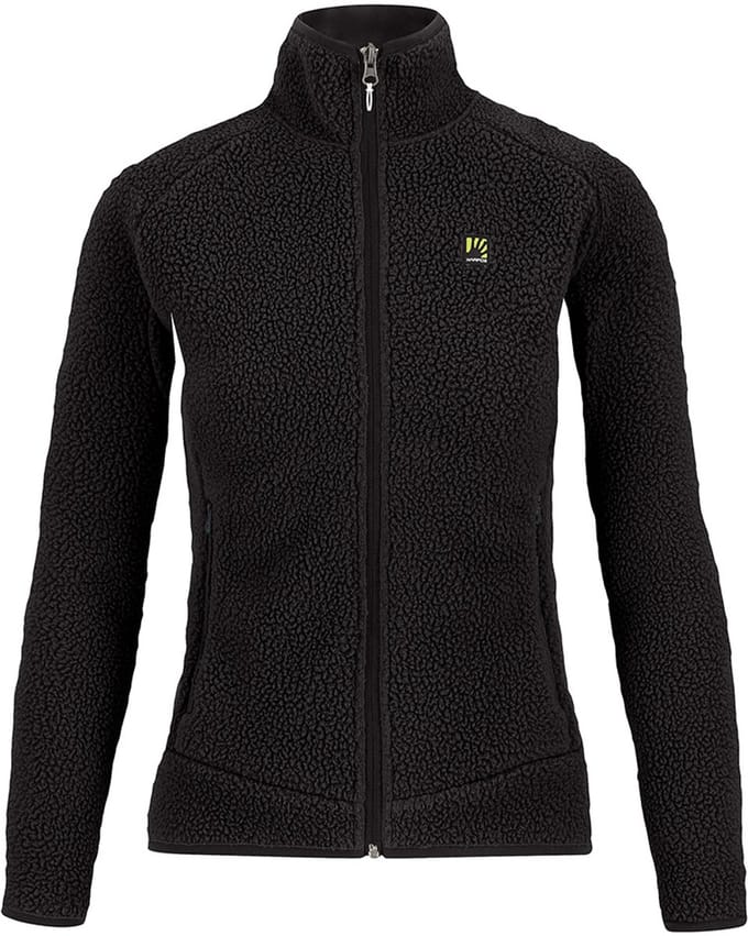 Karpos Moiazza Retrò Fleece Met Volledige Rits Zwart M Vrouw