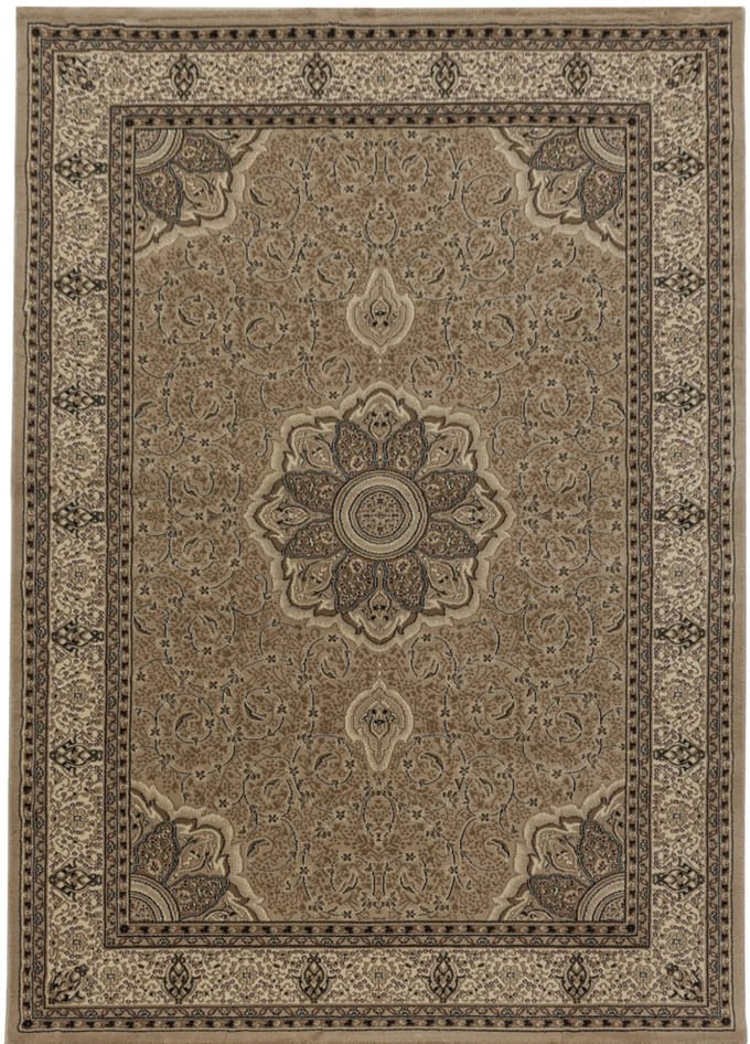 Kashmir – Klassiek Vloerkleed – Beige – 80x150 cm