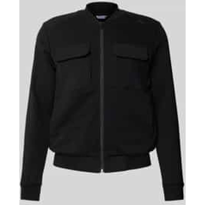 Slim fit sweatjack met viscose, model 'Neuter'