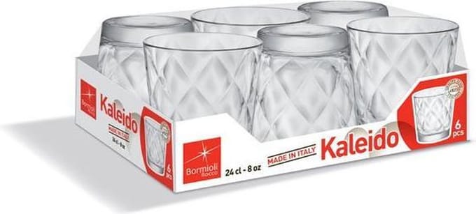 Bormioli Rocco Kaleido waterglas - 24 cl - Set-6