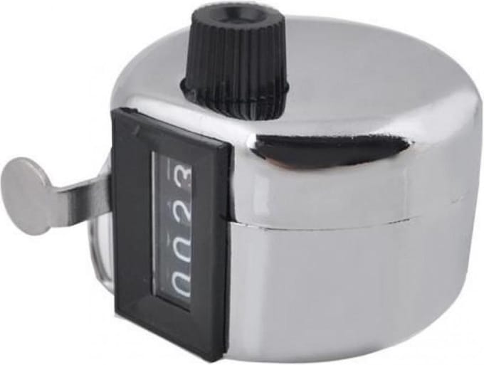 Handmatige klik teller - Handteller - Hand Tally Counter - Personenteller - Set van 2