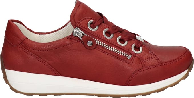 Ara 1234587 - Lage sneakersDames sneakers - Kleur: Rood - Maat: 39
