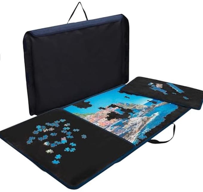 Draagbaar puzzelbord met antislip oppervlak voor maximaal 1000 stuks