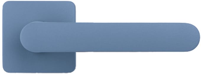Deurkruk OneQ - Colombo Design Mood Collection - Ocean Blue - vierkant rozet - set