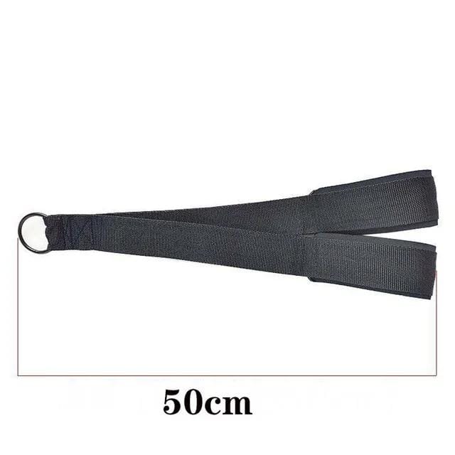Cordelette Résistante pour Biceps Triceps pour Haltérophilie Musculation Entraînement de Force Accessoire de Câble Tirage Vertical black