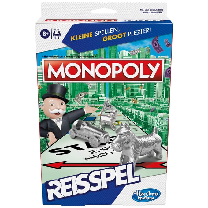 Hasbro Monopoly Reisspel Bordspellen Reisspellen