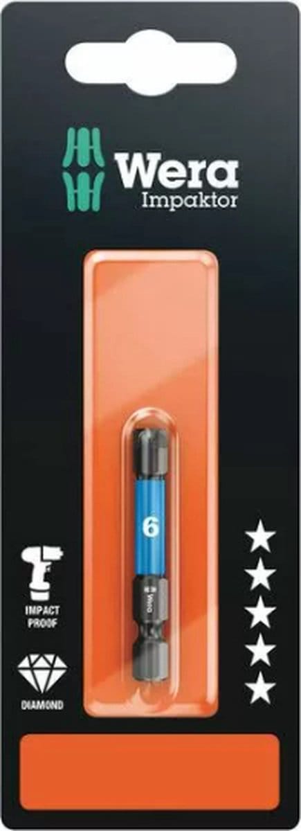 Wera 05073946001 840/4 IMP DC Impaktor bit SB - 6x50mm