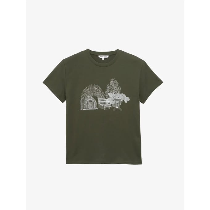 Dames-T-shirt met opdruk Aigle
