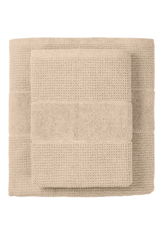 Handdoek, set van 4 stuks, 50x100 cm, sahara - SCHIESSER Home 50*100