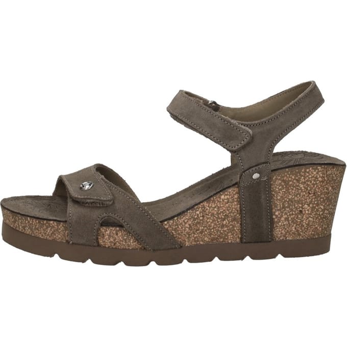 Panama Jack Julia B73 Velour - Damesschoenen sandalen - Steen