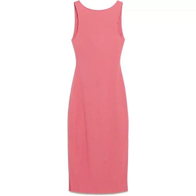 Superdry - Jersey midi-jurk met gedraaide achterkant - Dames - Jurken