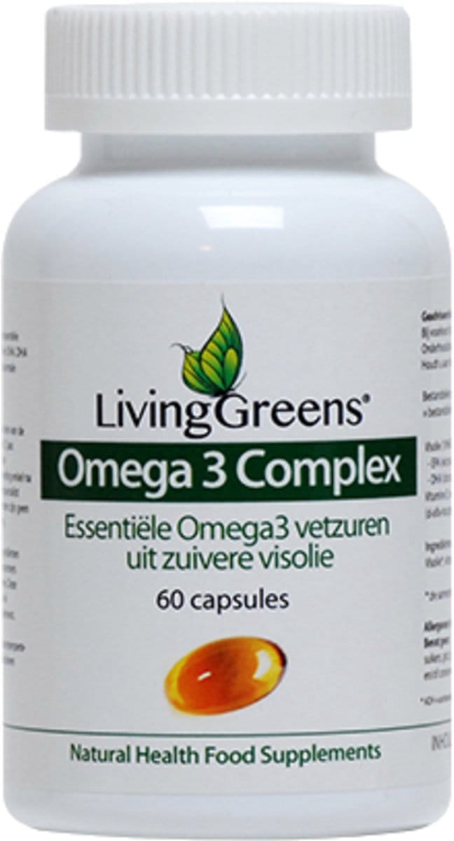 Livinggreens Omega 3 visolie complex 60 Capsules