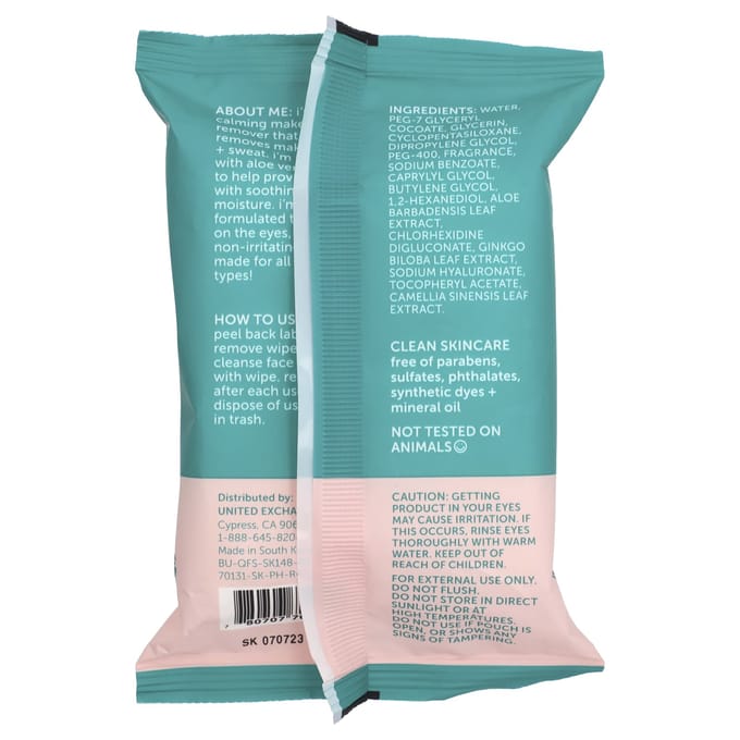 Nu-Pore, aloe makeup remover, 24 tissues