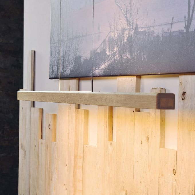 HerzBlut Leonora hanglamp Up&Down 121cm natuur