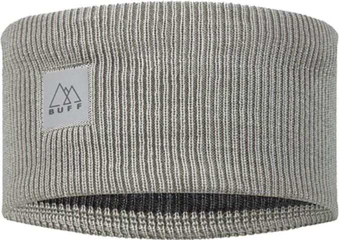 BUFF® CrossKnit Headband SOLID LIGHT GREY - Hoofdband