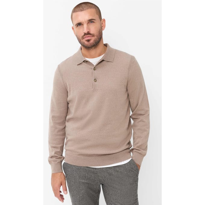 Brax Heren Trui  Style PASCAL cappucino, lichtbruin, maat M
