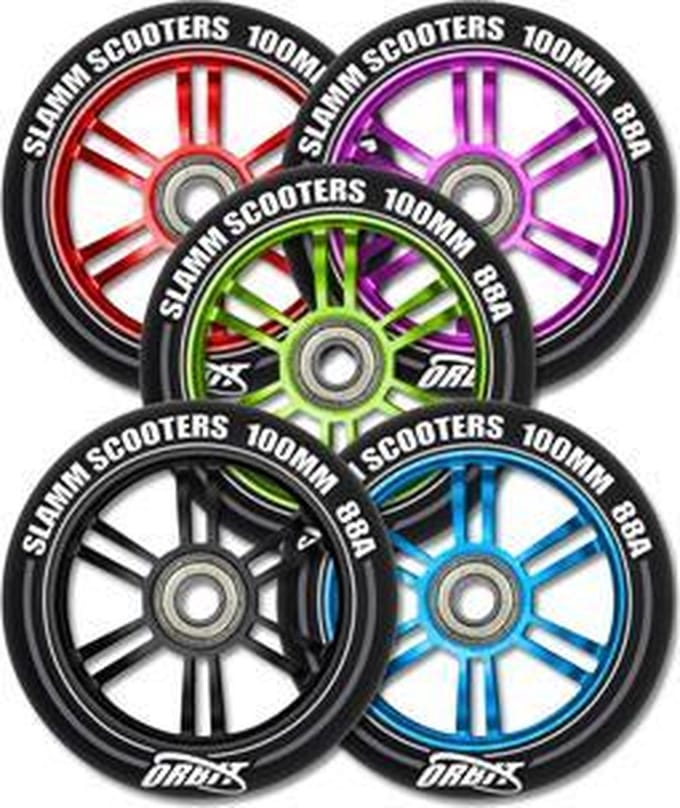 Slamm wiel SL581 Orbit - 100 mm - Zwart