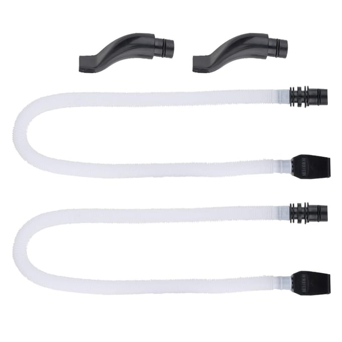 2 Set Melodica Mondstukken Buis Set Lange Flexibele Plastic Vervangingsonderdelen Muziekinstrument Accessoire white
