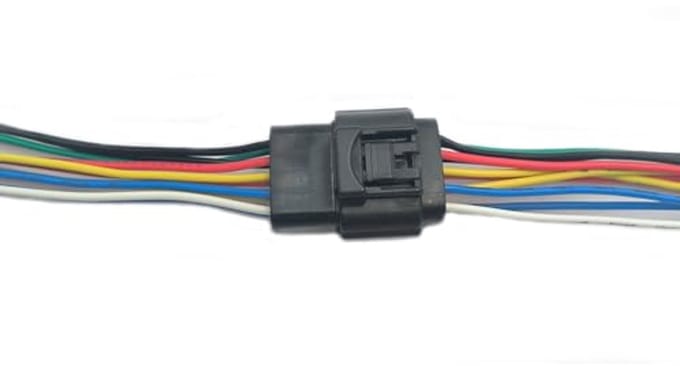 Waterdichte 10-pins elektrische draad-aansluitstekker voor auto en motorfiets
