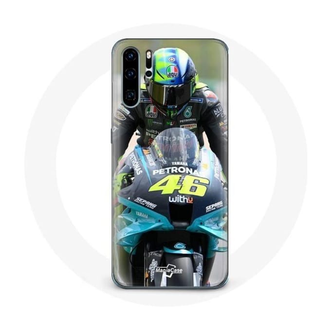 Hoesje voor Huawei P30 Pro Valentino Rossi Motorcycle Racing Driver 46