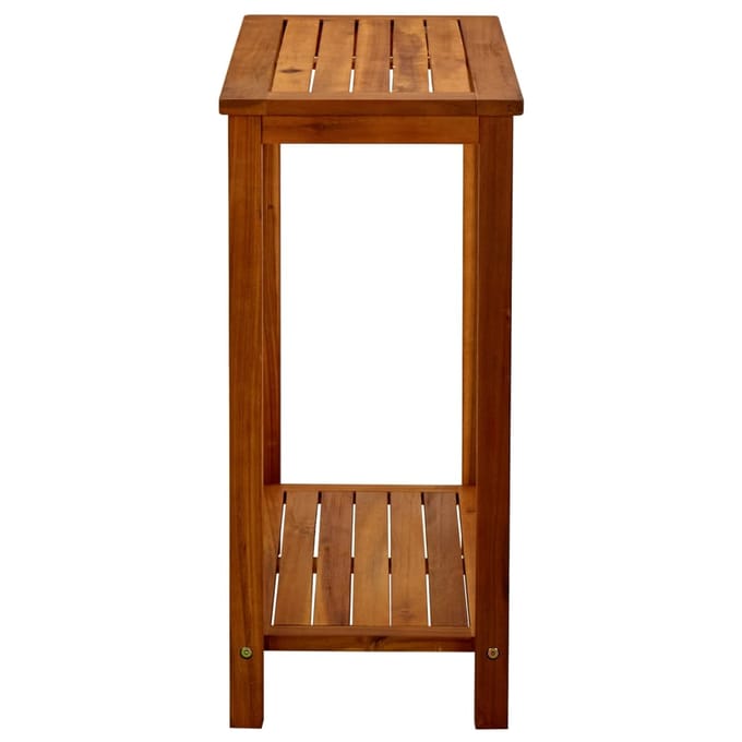 vidaXL - Tuinwandtafel - 80x35x75 - cm - massief - acaciahout