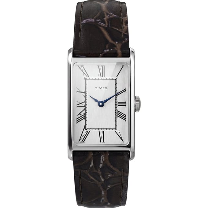 Timex Timex Lab Reissue TW2Y88200 Horloge - Leer - Bruin - Ø 21 mm