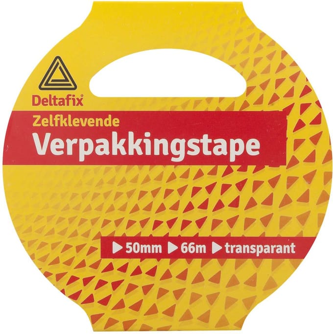 Verpakkingstape transparant 50mm Deltafix