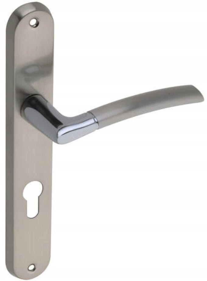 Gamet Adular DH-96A - Deurbeslagset - Chromen/Nikkel - Dubbele Ondersteuning - 72mm