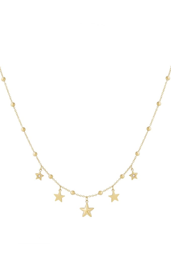 Starlight Charms ketting - zilveren kleur /
