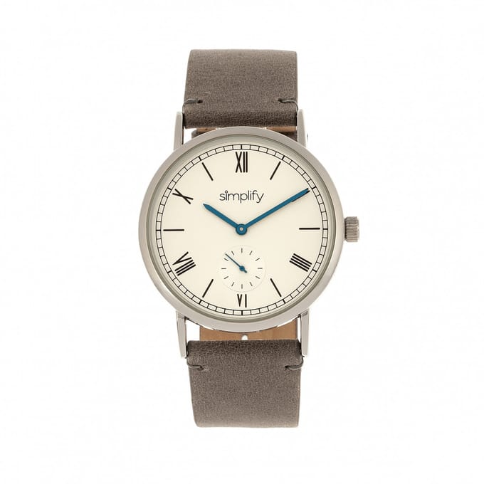 Vereenvoudig het 5100 horloge met leren band