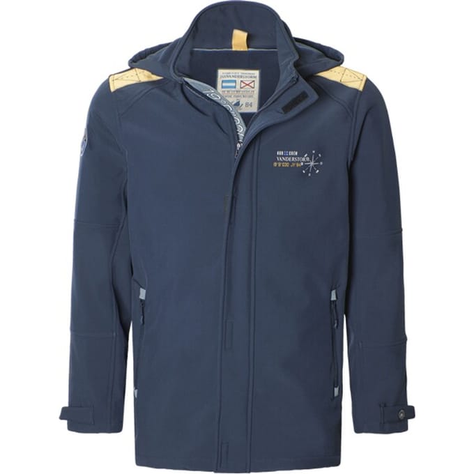 Softshelljack PEKKOR donkerblauw