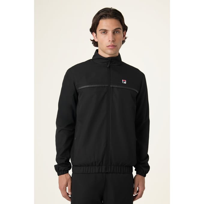 FILA San Siro Regular Blocked Woven Track Jacket Black Taglia: L | Giacche leggere Outlet | Uomo | Nero