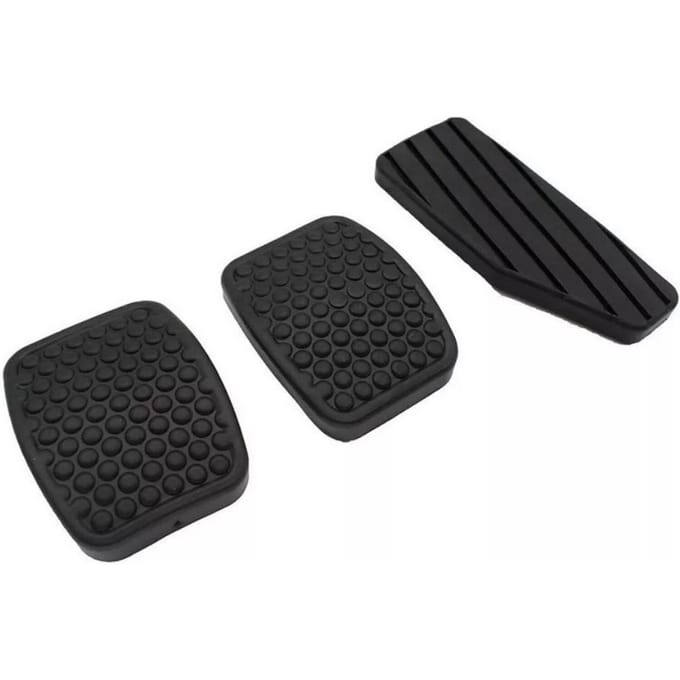 3 Stuks Rem Koppeling Gaspedaal Rubberen Pad Cover 49451-60B00 Voor Suzuki Swift Daewoo Matiz black