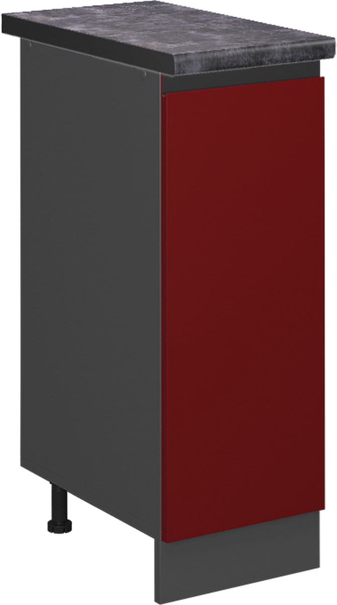 Vicco R-Line Apotheekkast – 30 cm, WB Antraciet Rood