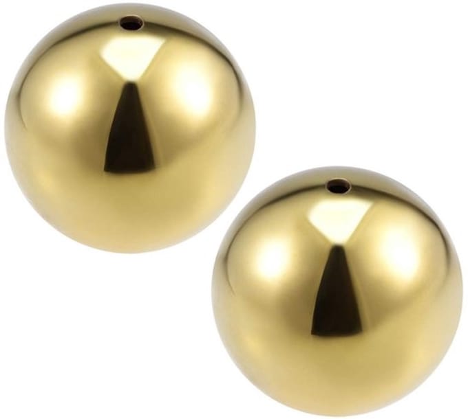 Allecto - Holle Kap Bal - Leuning Trap Spindel - Goud - 60 mm